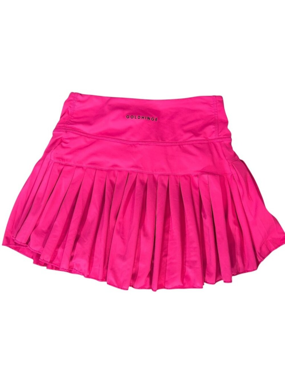 Gold Hinge Tennis Skort Bundle XS Pink Green Pleated Athletic Skirts 2pc - Picture 4 of 9